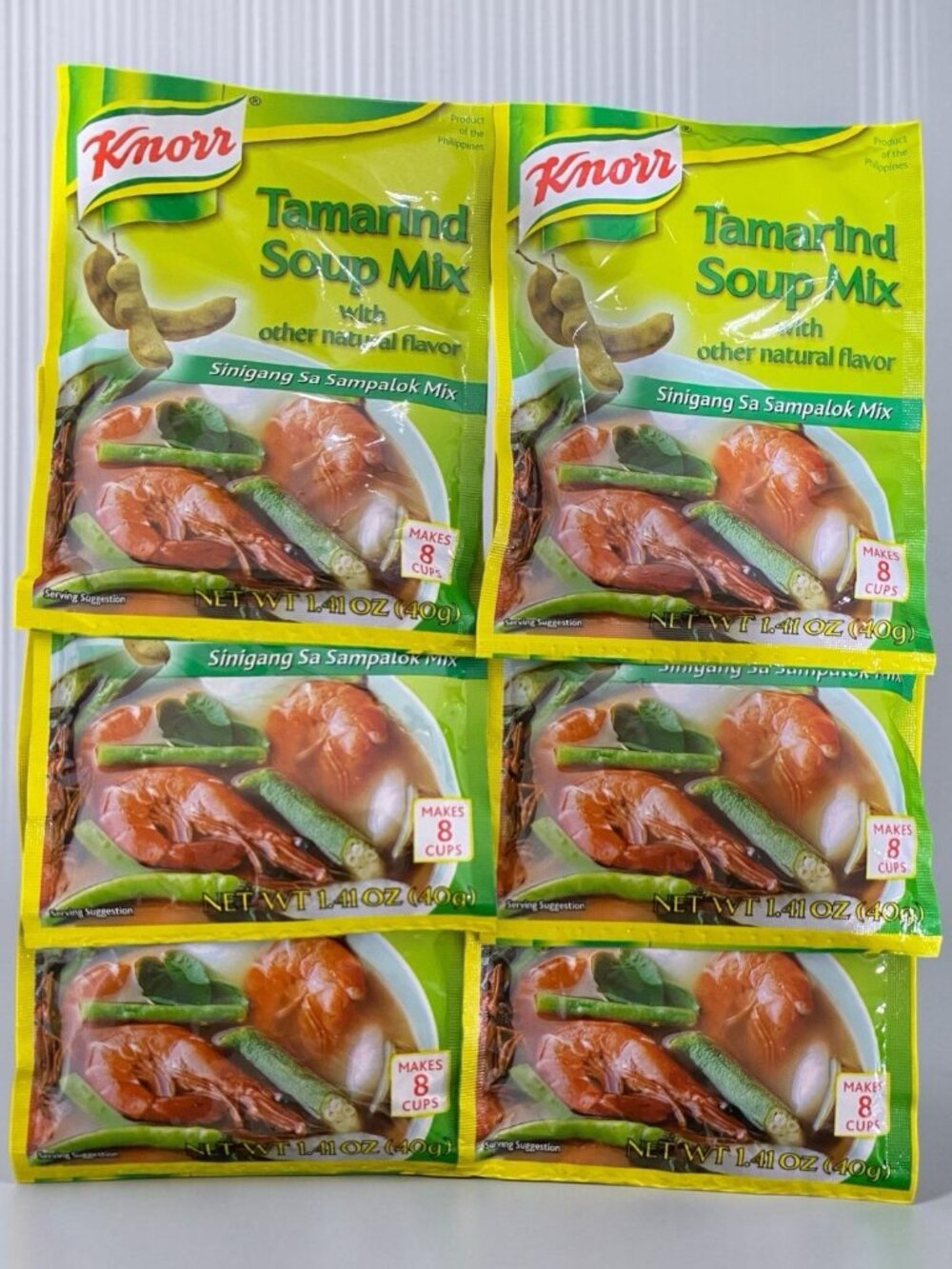 Knorr Tamarind Soup Mix (Sinigang Sa Sampalok Mix), 1.41Oz (40G) -6